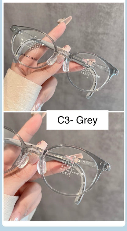 CZ7009ET Kids Round Eyeglasses – Lightweight Flexible TR Children’s Glasses | 46mm