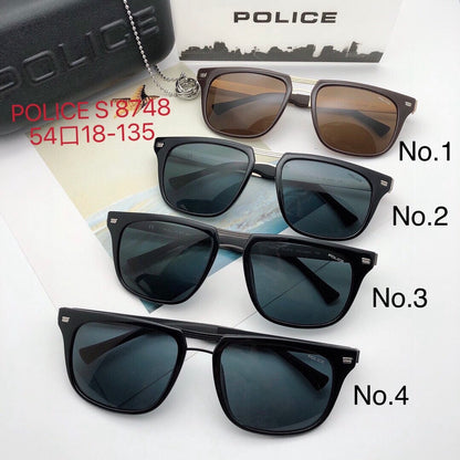S8748- Classic Square Double-Bridge Sunglasses – 54mm