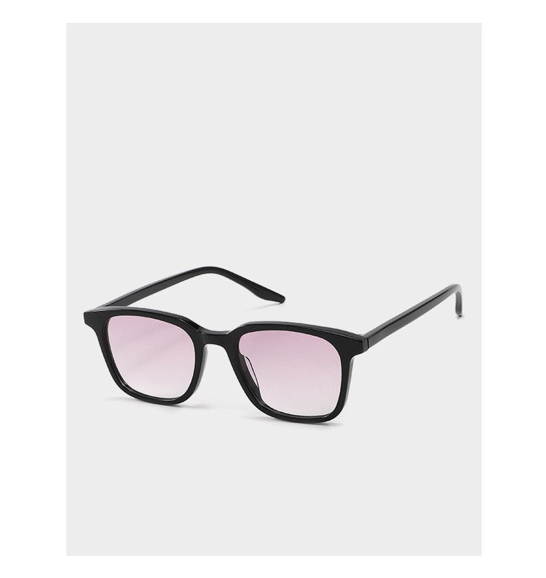 9020 Oversized Square Acetate Sunglasses – Unisex Nylon Lens Frame