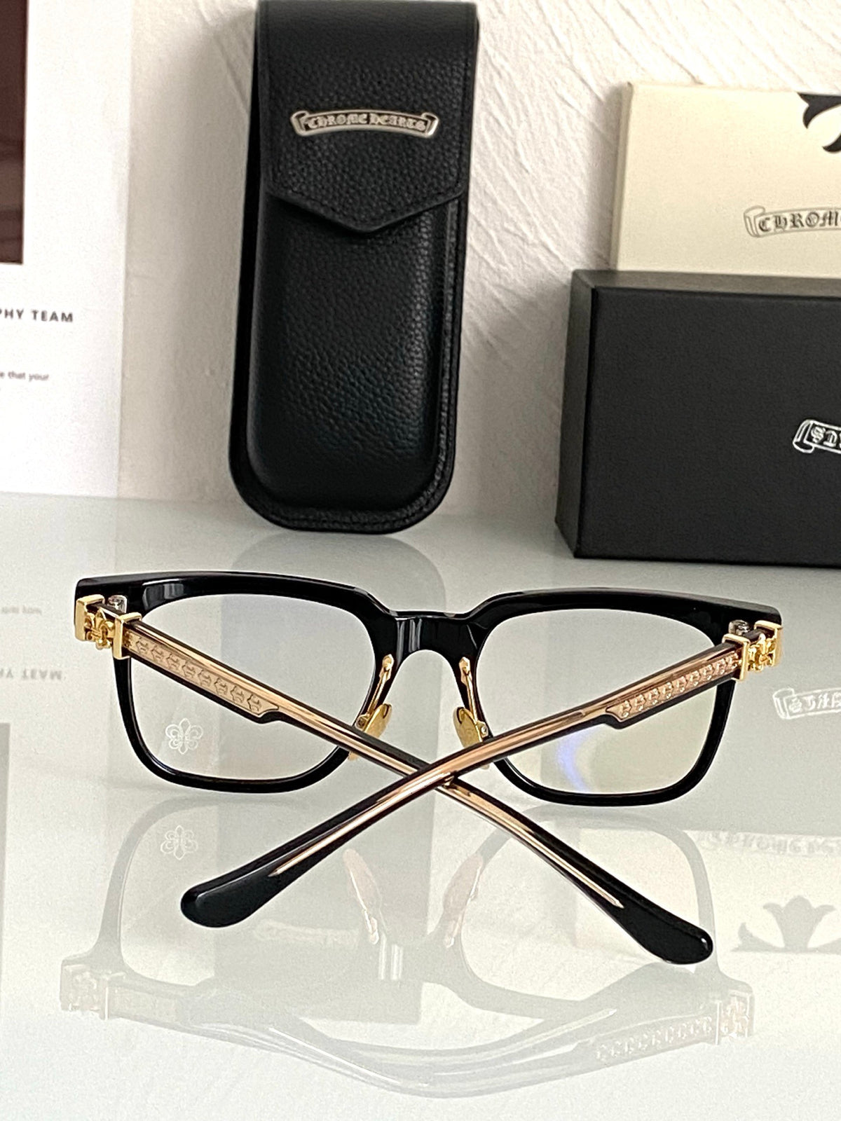 CH8138 Unisex Square Acetate Optical Glasses – 53-28-150