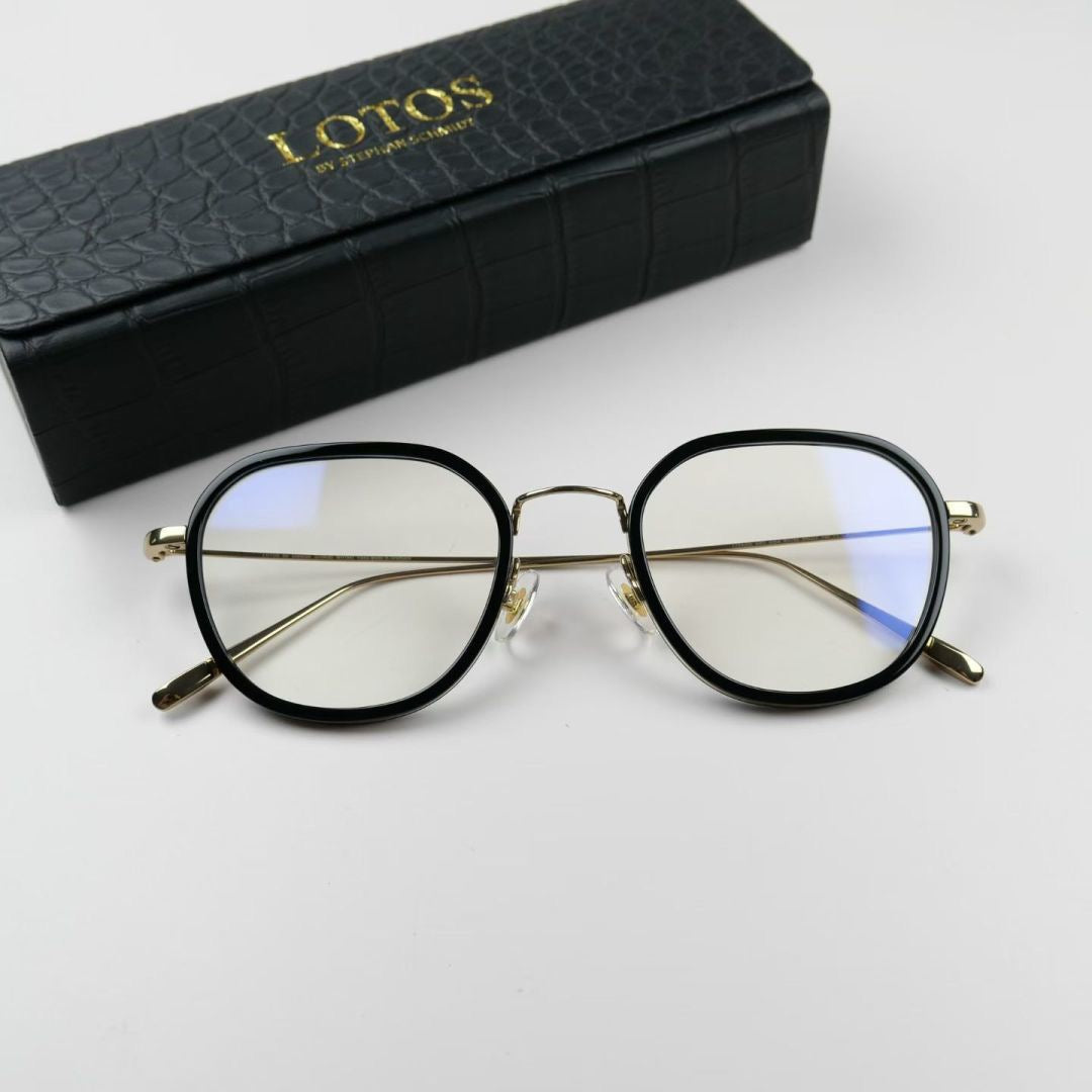 L23A005 Lightweight Round Panto Metal Optical Glasses – Unisex 50-22-145