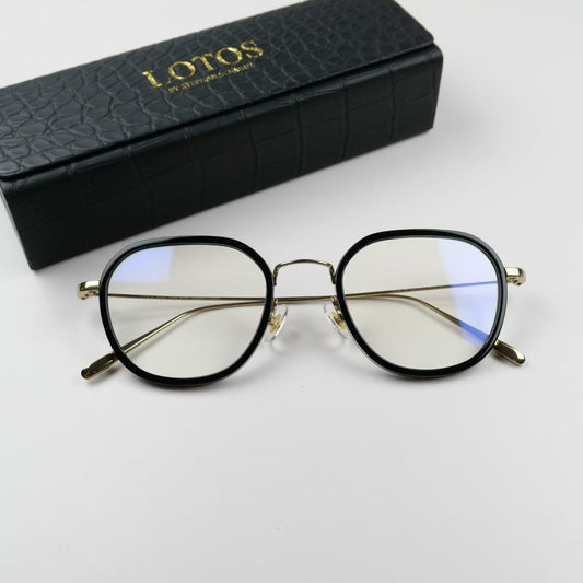 L23A005 Lightweight Round Panto Metal Optical Glasses – Unisex 50-22-145
