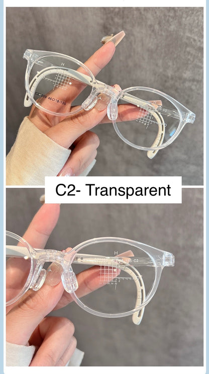 CZ7009ET Kids Round Eyeglasses – Lightweight Flexible TR Children’s Glasses | 46mm