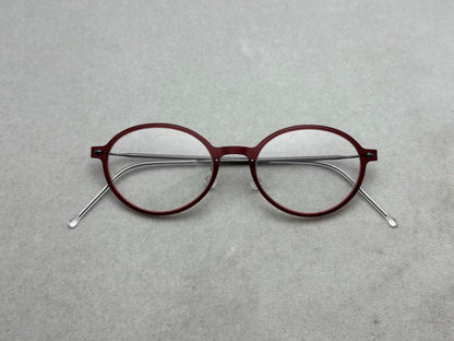 6667 Ultralight Pure Titanium Round Eyeglasses – Screwless Minimalist Frame