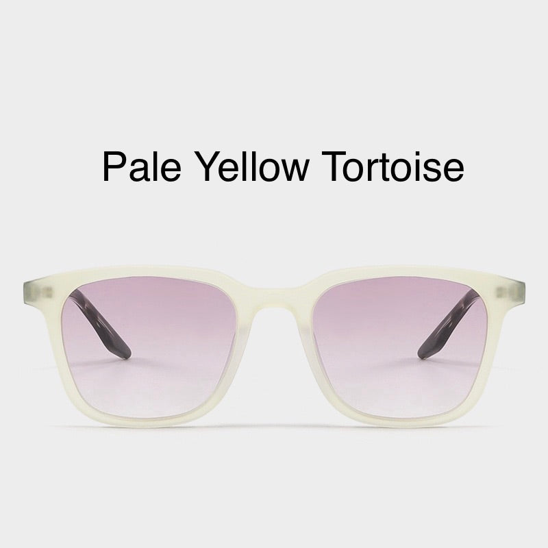 9020 Oversized Square Acetate Sunglasses – Unisex Nylon Lens Frame