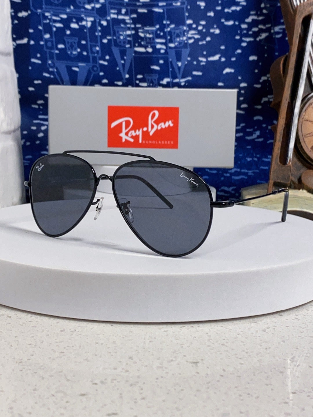 R0101S Reverse Aviator Sunglasses – Unisex Metal Frame 62mm