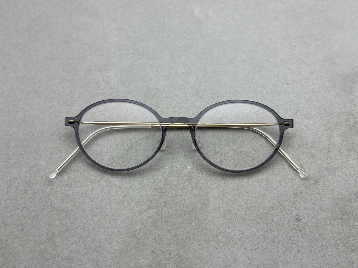 6667 Ultralight Pure Titanium Round Eyeglasses – Screwless Minimalist Frame
