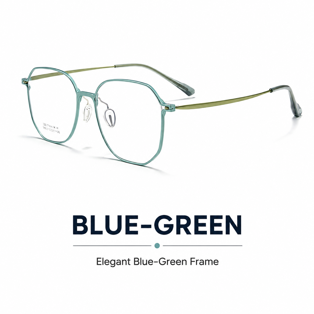 99812ZM Lightweight Titanium Geometric Eyeglasses – Unisex Retro Optical Frame