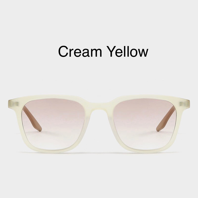 9020 Oversized Square Acetate Sunglasses – Unisex Nylon Lens Frame