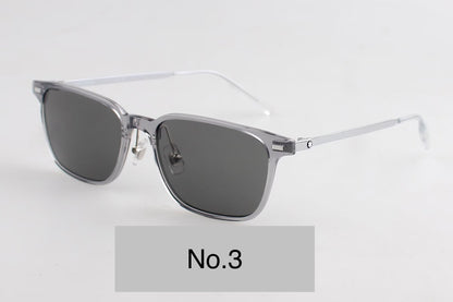 MB0394ON Unisex Rectangle Titanium Sunglasses – 54-19-145
