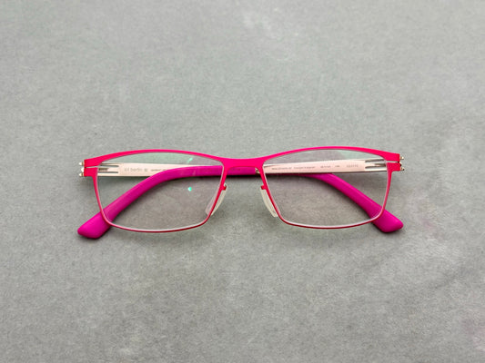 IC Berlin M1144 Screwless Stainless Steel Eyeglasses Frame – Ultra Lightweight Optical Glasses (52-16-145)