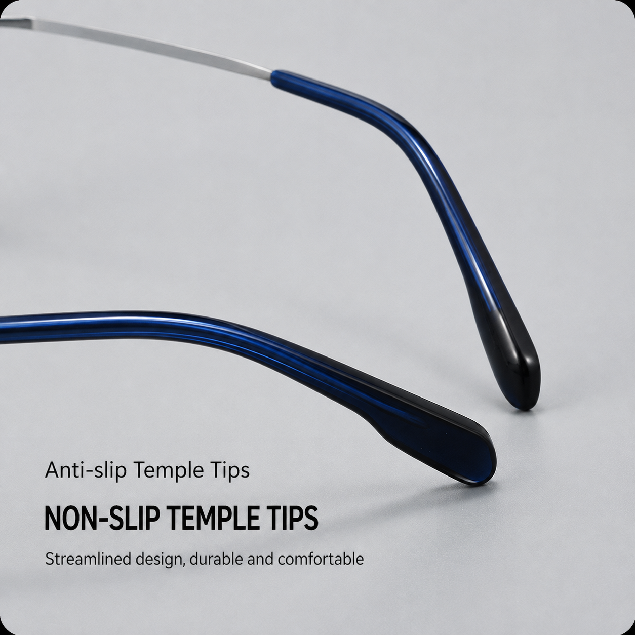 M80910S Lightweight Round Eyeglasses – TR & Titanium Combination Frame