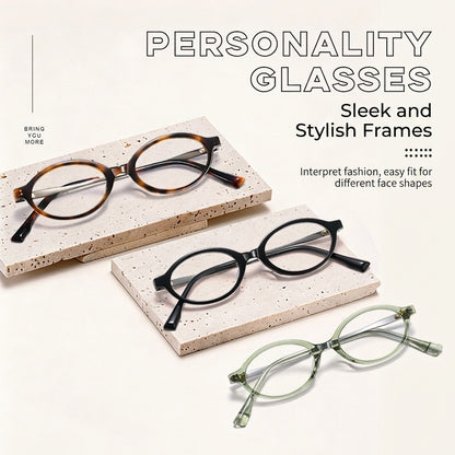 GG-F570 Lightweight Round TR & Titanium Eyeglasses – 49mm Unisex Optical Frame