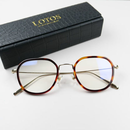 L23A005 Lightweight Round Panto Metal Optical Glasses – Unisex 50-22-145