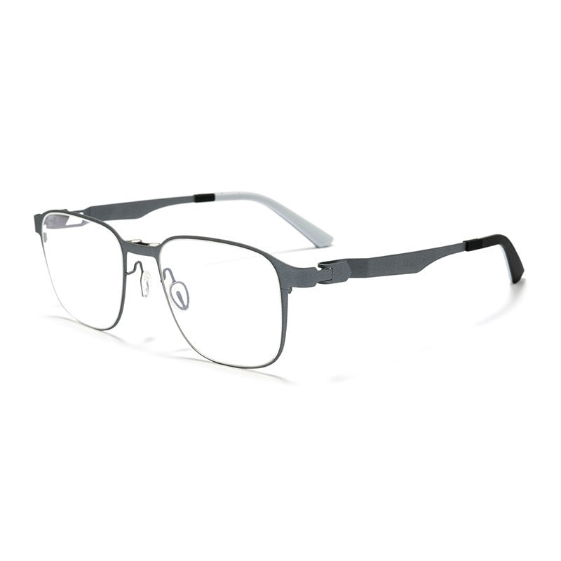 8868 Titanium Magnetic Clip-On Eyeglasses – Polarized Multi-Lens Frame