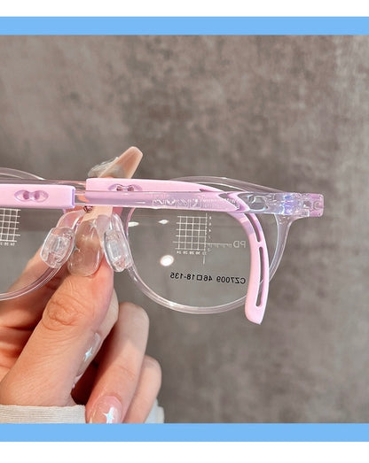 CZ7009ET Kids Round Eyeglasses – Lightweight Flexible TR Children’s Glasses | 46mm