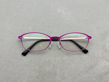 IC Berlin Questionnaire 1 Screwless Stainless Steel Eyeglasses Frame – Ultra Lightweight Optical Glasses (52-16-145)