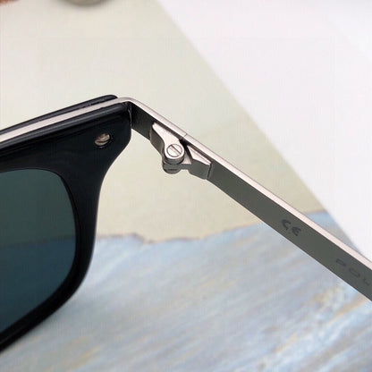 S8748- Classic Square Double-Bridge Sunglasses – 54mm