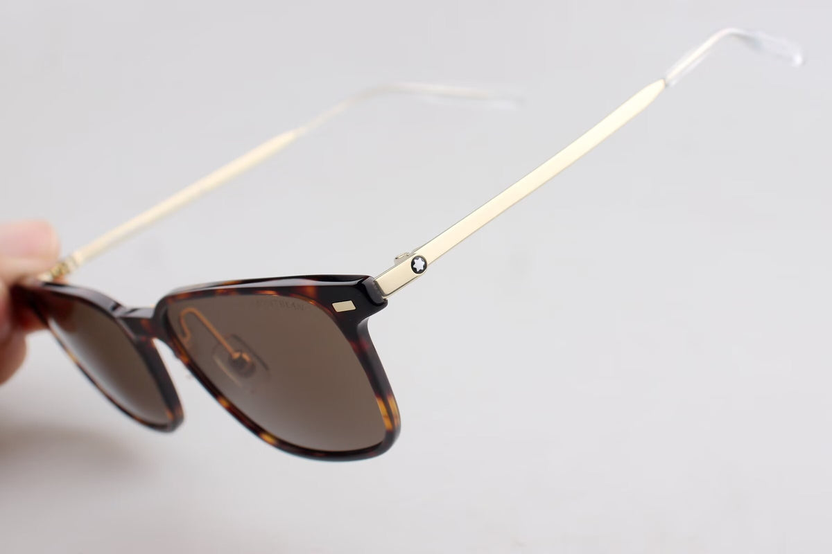 MB0394ON Unisex Rectangle Titanium Sunglasses – 54-19-145
