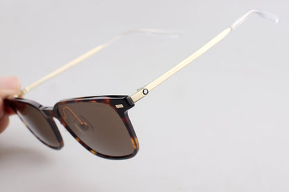 MB0394ON Unisex Rectangle Titanium Sunglasses – 54-19-145