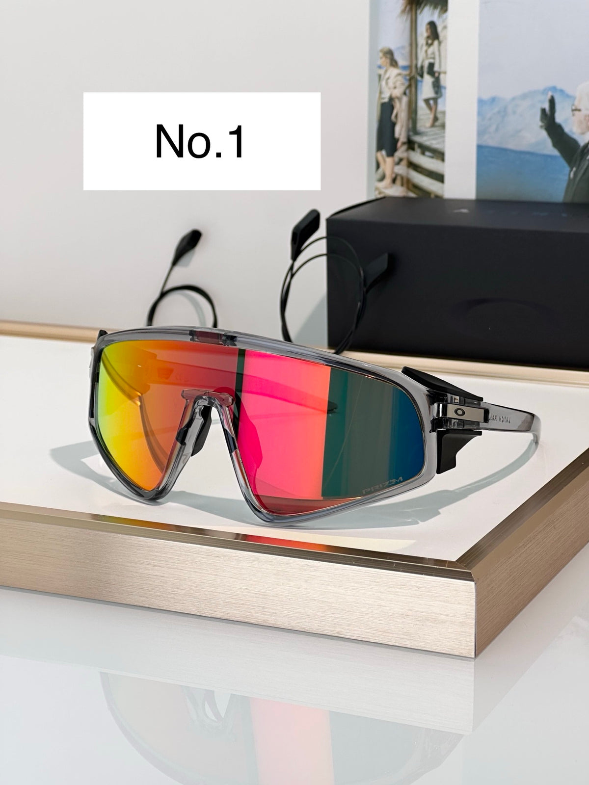 9404 Oversized Shield Sport Sunglasses – Wraparound Performance Eyewear
