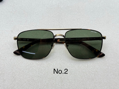 SPL890W Rectangle Metal Sunglasses – 55mm