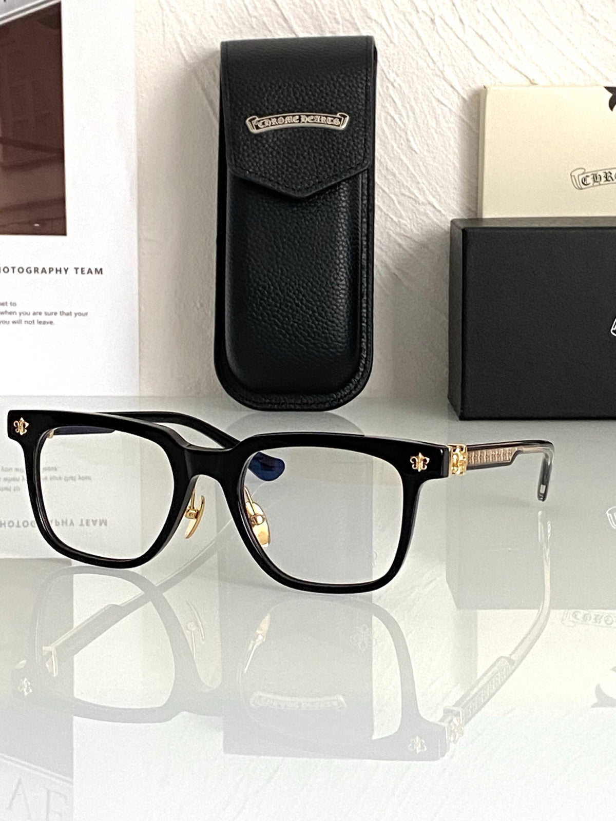 CH8138 Unisex Square Acetate Optical Glasses – 53-28-150