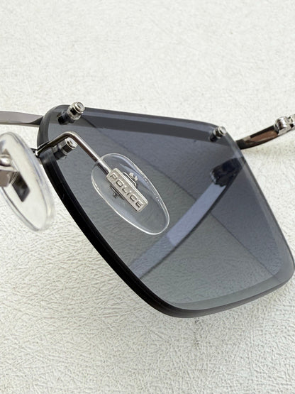 SPLV32 Modern Rectangle Metal Sunglasses – 60mm