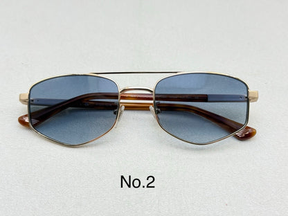SPLQ84 Geometric Metal Sunglasses – 55mm