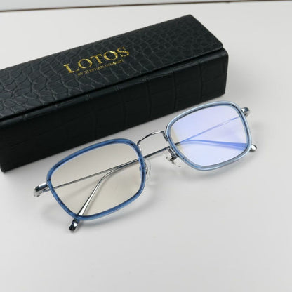 L23A002 Lightweight Rectangle Metal Optical Glasses – Unisex 53-22-145