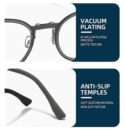8868 Titanium Magnetic Clip-On Eyeglasses – Polarized Multi-Lens Frame (Copy)
