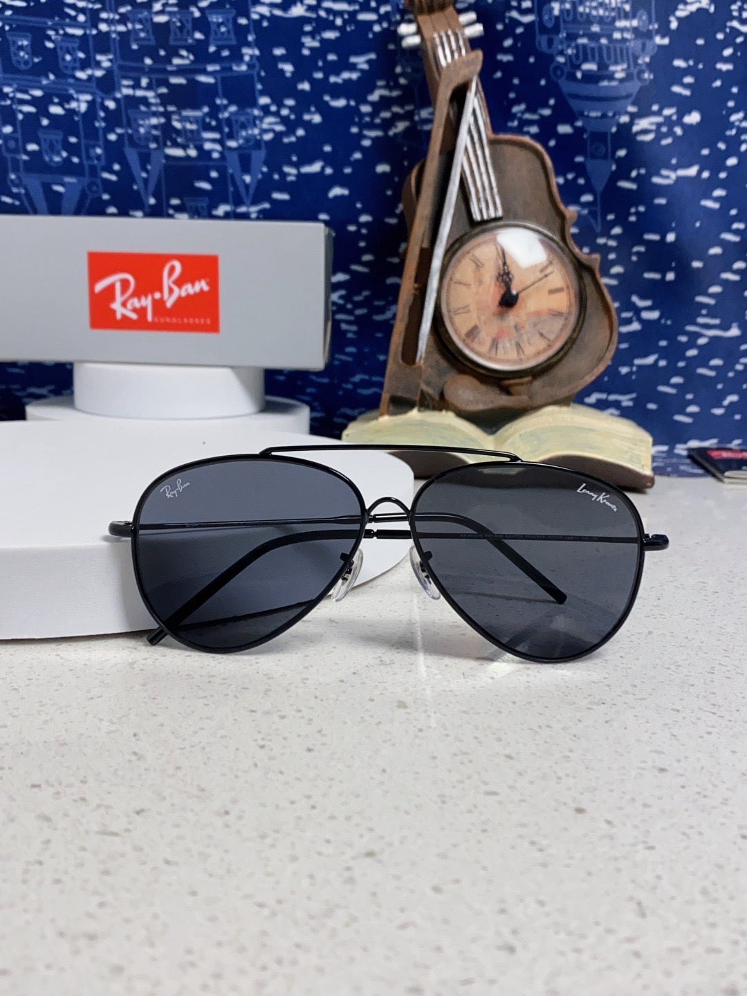 R0101S Reverse Aviator Sunglasses – Unisex Metal Frame 62mm