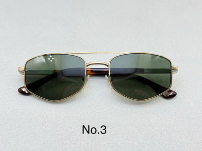 SPLQ84 Geometric Metal Sunglasses – 55mm
