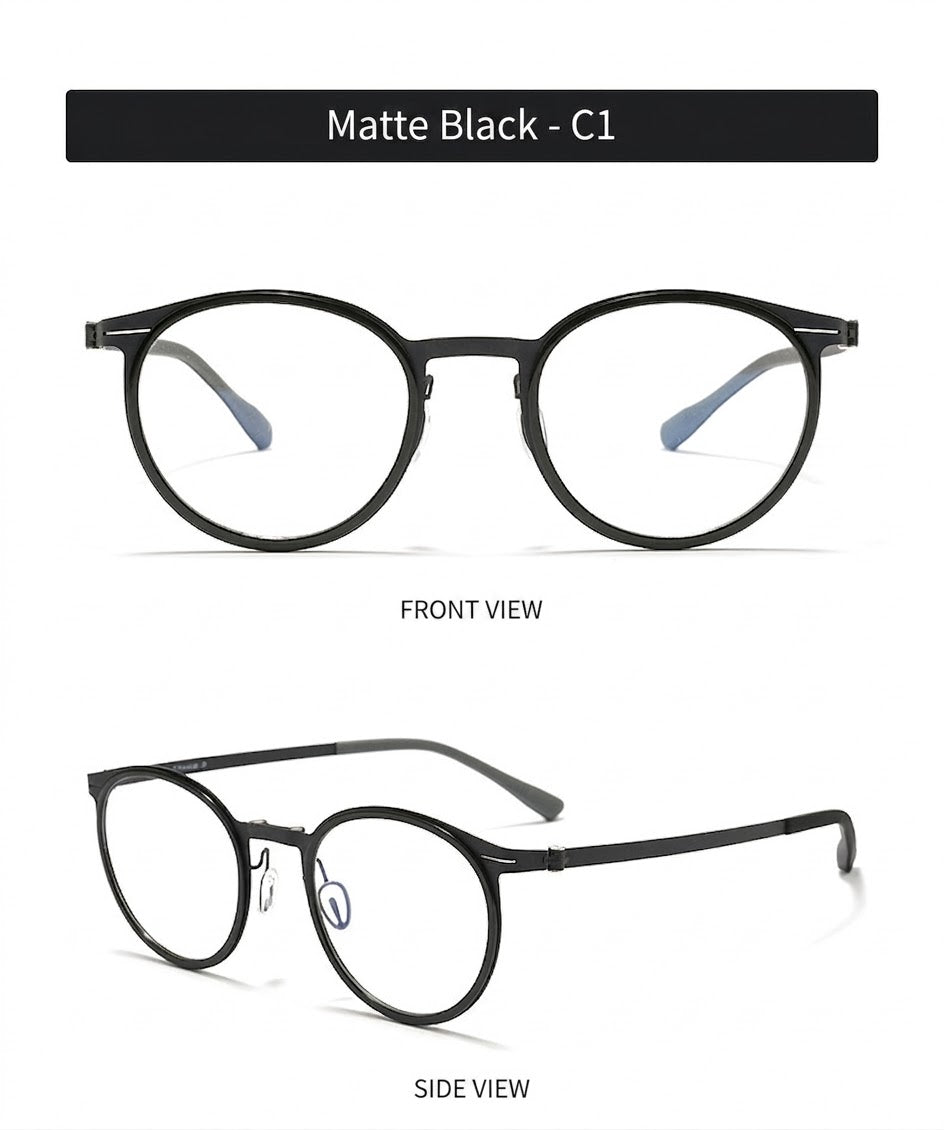 8868 Titanium Magnetic Clip-On Eyeglasses – Polarized Multi-Lens Frame (Copy)