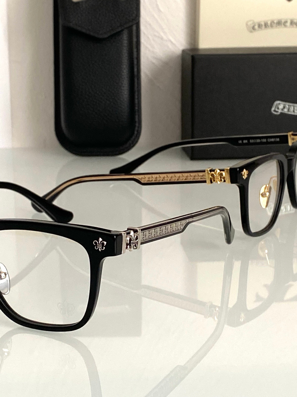 CH8138 Unisex Square Acetate Optical Glasses – 53-28-150