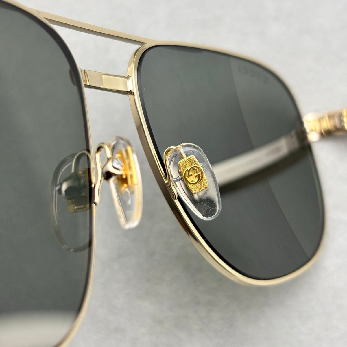 60mm Square Aviator Navigator Metal Sunglasses – Double Bridge Unisex