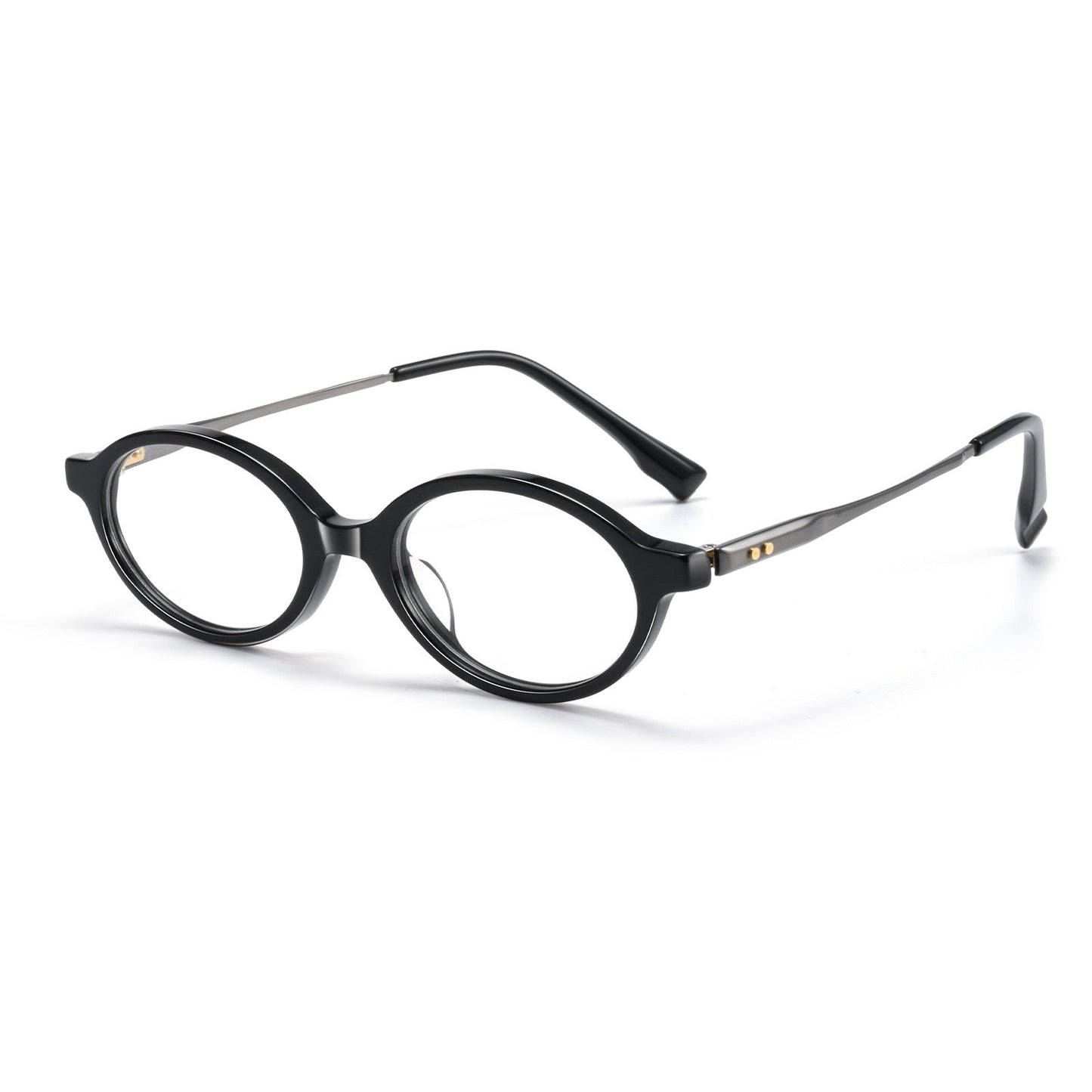 GG-F570 Lightweight Round TR & Titanium Eyeglasses – 49mm Unisex Optical Frame