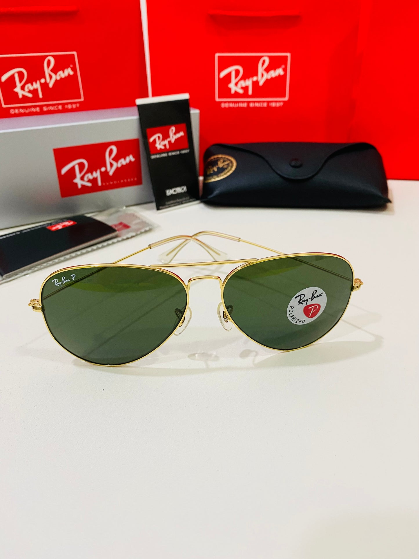 RAY-BAN RB3025 001/58 AVIATOR CLASSIC (Polarised)