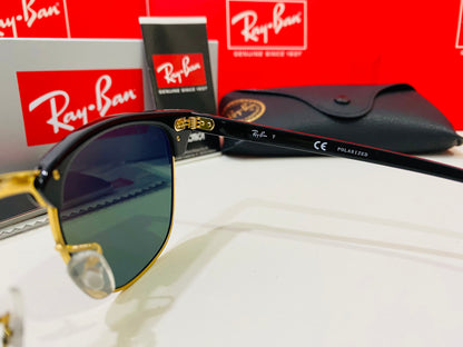 RAY-BAN RB3016 Clubmaster Polarized 901/58