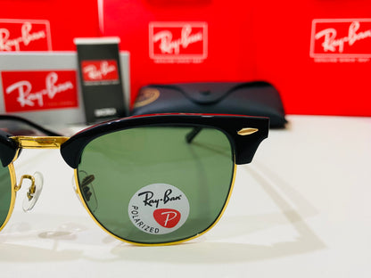 RAY-BAN RB3016 Clubmaster Polarized 901/58