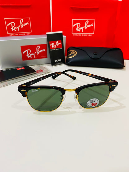 RAY-BAN RB3016 Clubmaster Polarized 990/58