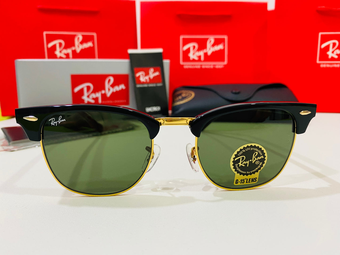 RAY-BAN RB3016 Clubmaster W0365