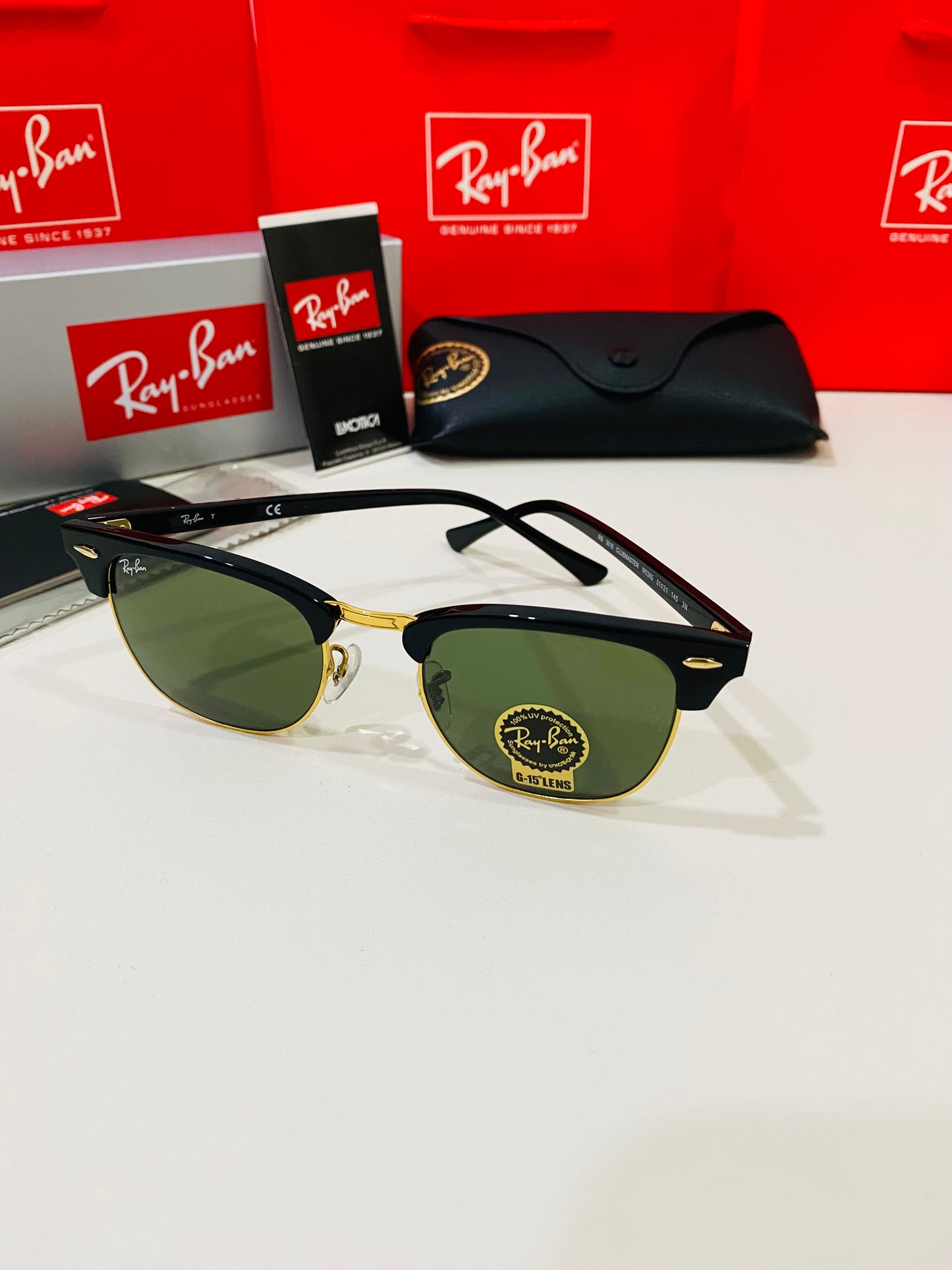 RAY-BAN RB3016 Clubmaster W0365