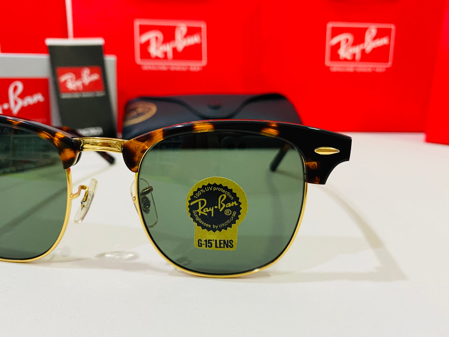 RAY-BAN RB3016 Clubmaster W0366